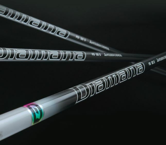 EXCELLENT - MITSUBISHI DIAMANA PD GOLF SHAFT - CUSTOM FIT ADAPTER and GRIP