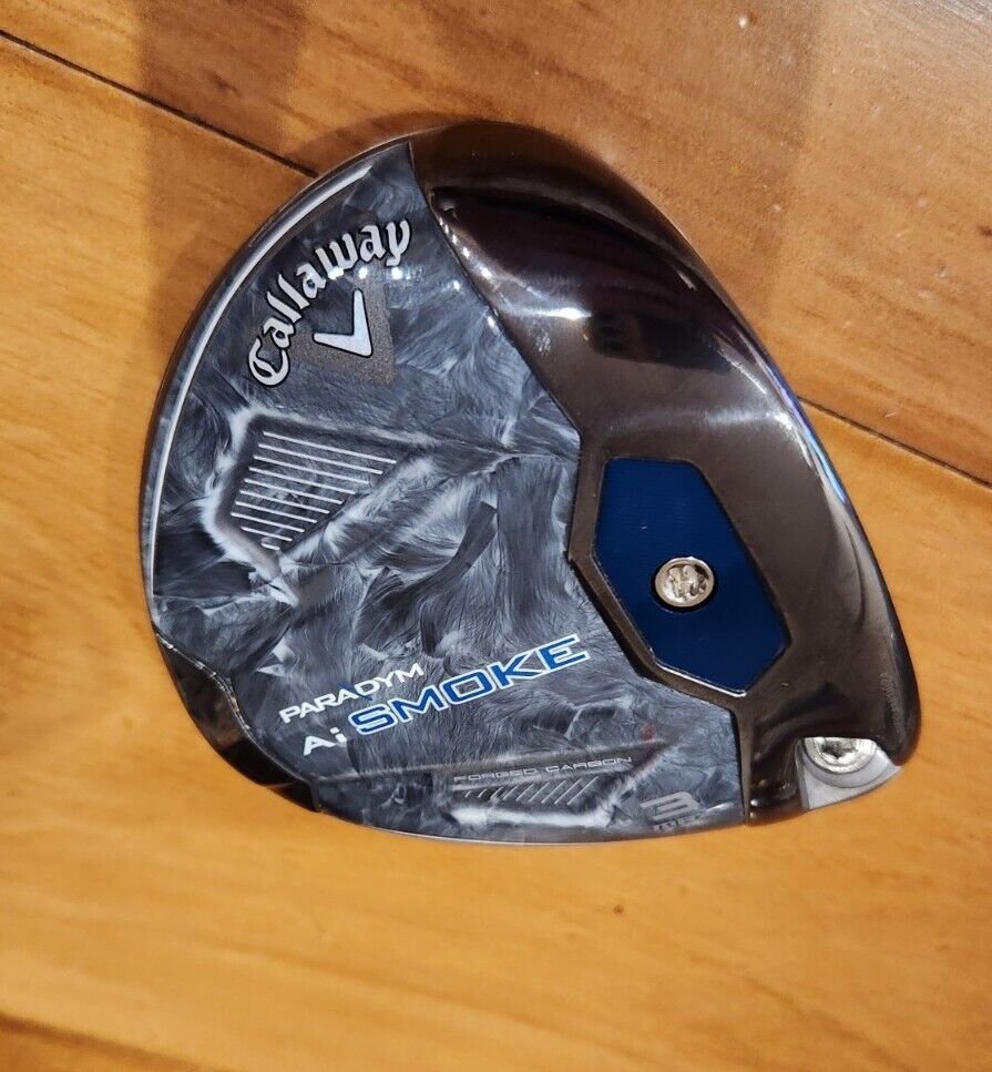 CALLAWAY MAX AI SMOKE PARADYM 15° HEAD ONLY - 3 WOOD FAIRWAY