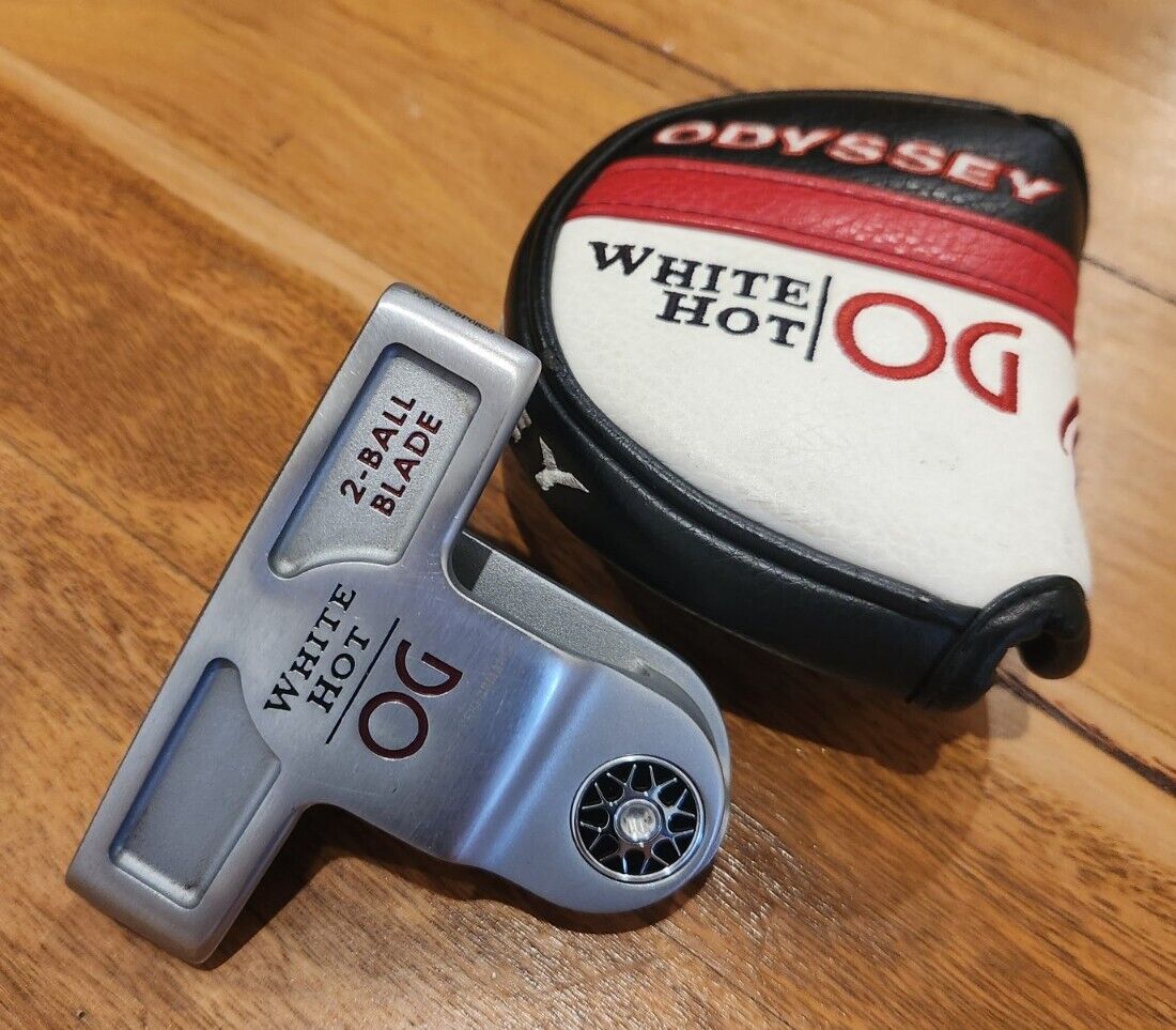 ODYSSEY WHITE HOT OG 2 BALL BLADE PUTTER TOUR ISSUE TWO - CHOICE OF BUILD