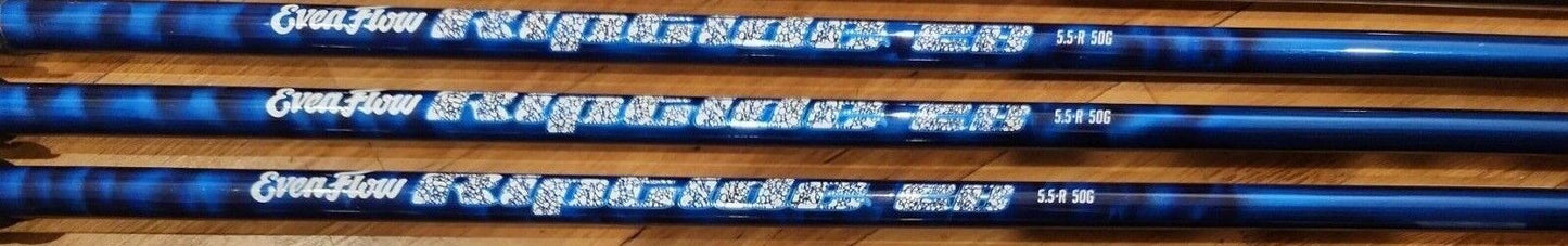 NEW - PROJECT X EVENFLOW RIPTIDE CB BLUE SHAFTS - ADAPTER & GRIP INCLUDED