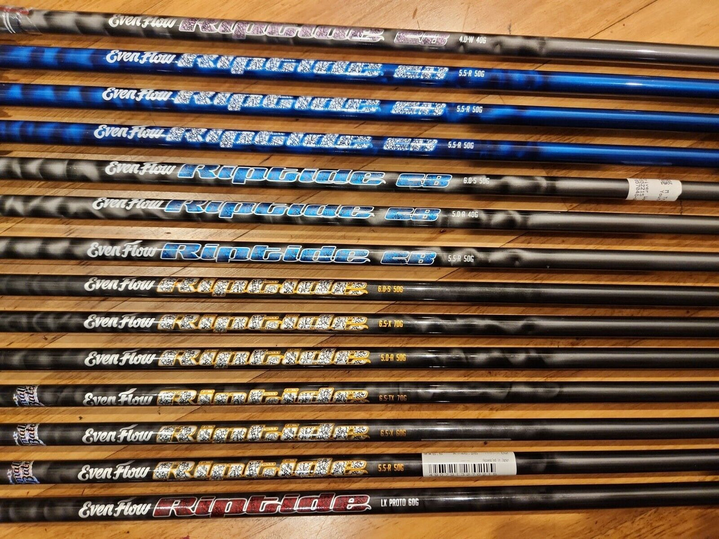 PROJECT X EVENFLOW RIPTIDE SHAFTS - SMALL BATCH & OEM - ADAPTER & GRIP INCLUDED