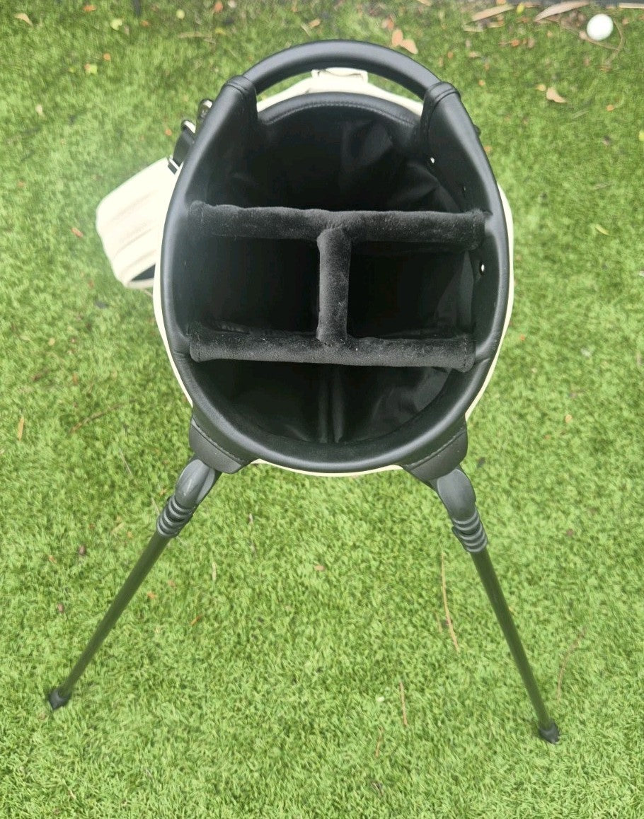 TITLEIST GOLF LINKS LEGEND SERIES CARRY BAG PLAYERS STAND BAG TWIN WATERS WHITE3