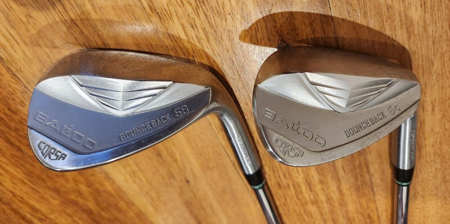 BALDO CORSA BOUNCEBACK WEDGES - EXCELLENT - 58° and 54° JAPAN FORGED
