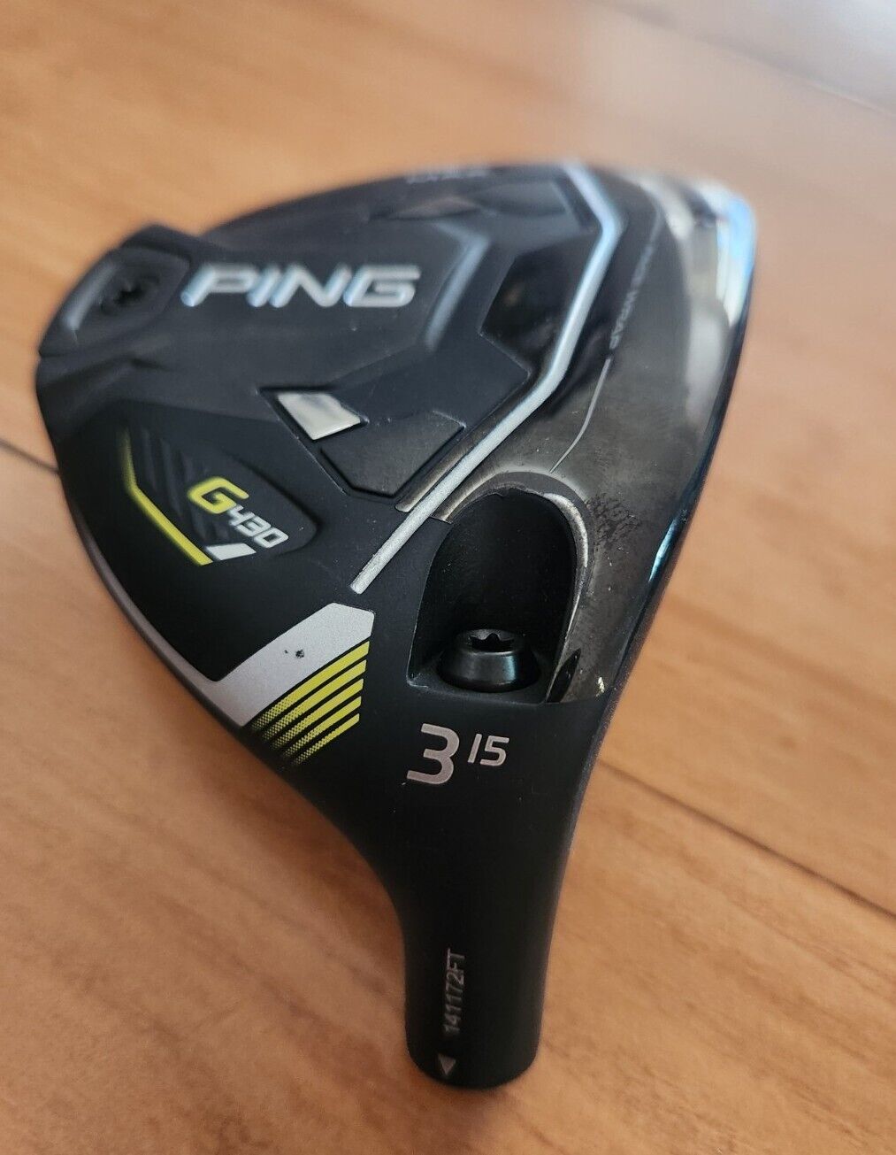 PING G430 MAX 15° HEAD ONLY - TOUR ISSUE 3 WOOD FAIRWAY