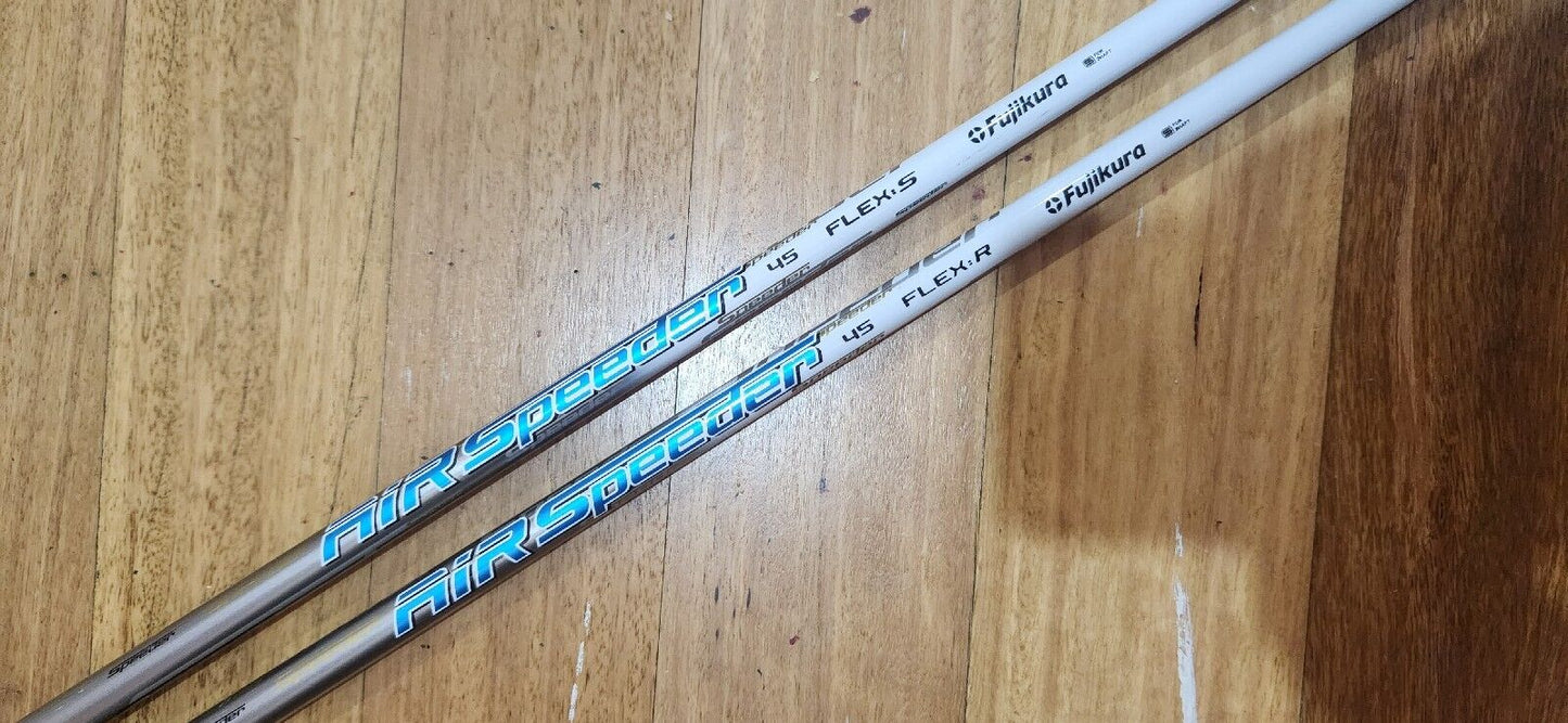 FUJIKURA AIR SPEEDER 45 OEM SHAFTS R S X CUSTOM BUILD ADAPTER AND GRIP INCLUDED