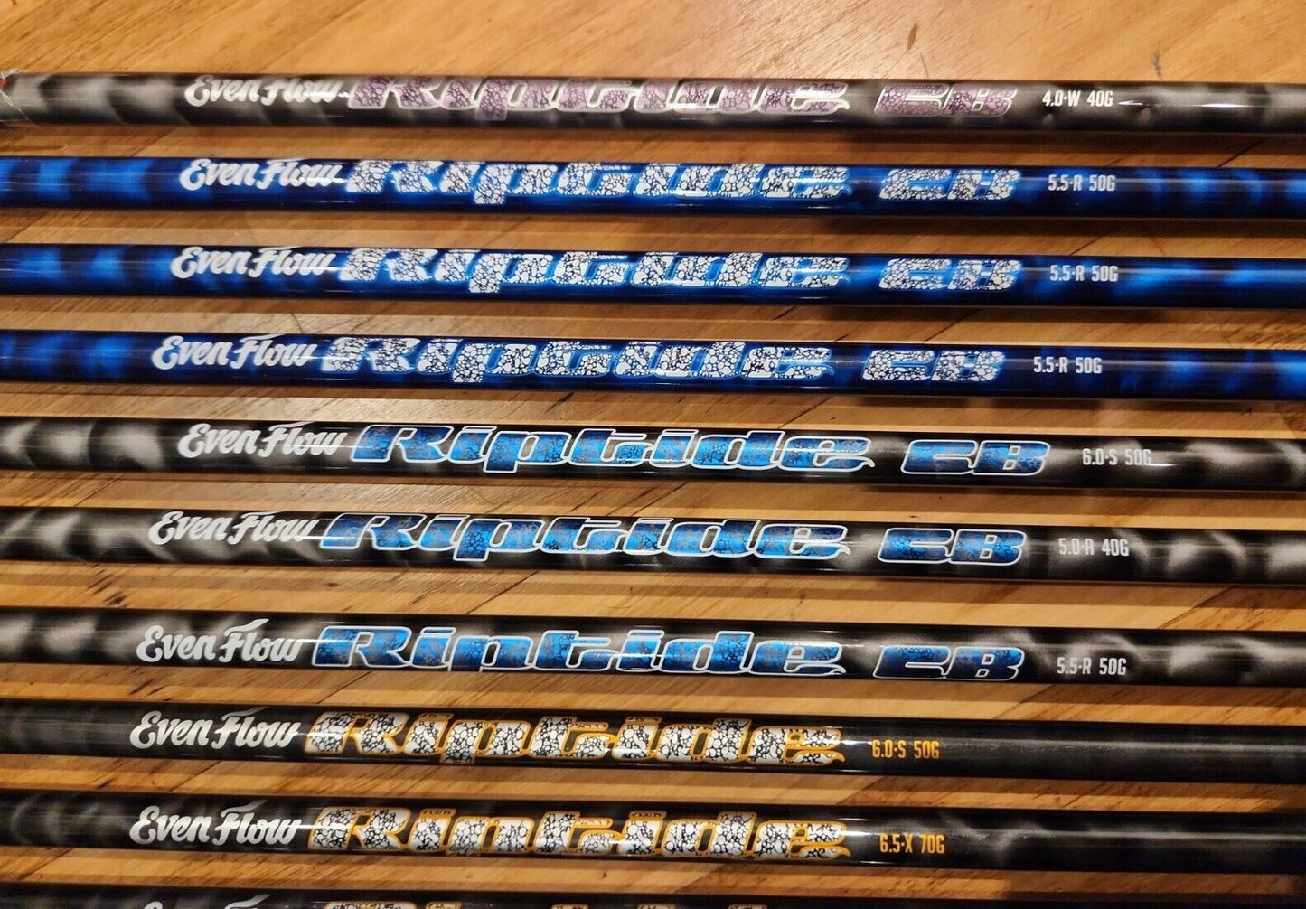 PROJECT X EVENFLOW RIPTIDE SHAFTS - SMALL BATCH & OEM - ADAPTER & GRIP INCLUDED