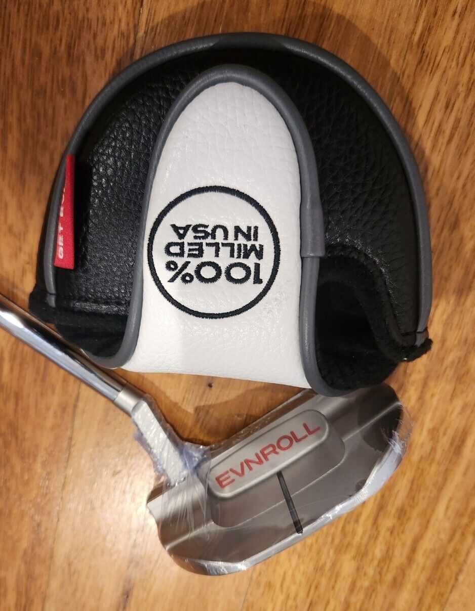 Evnroll EV8 Satin Chrome Tour Mallet Putter 100% Milled Golf Putter - BRAND NEW