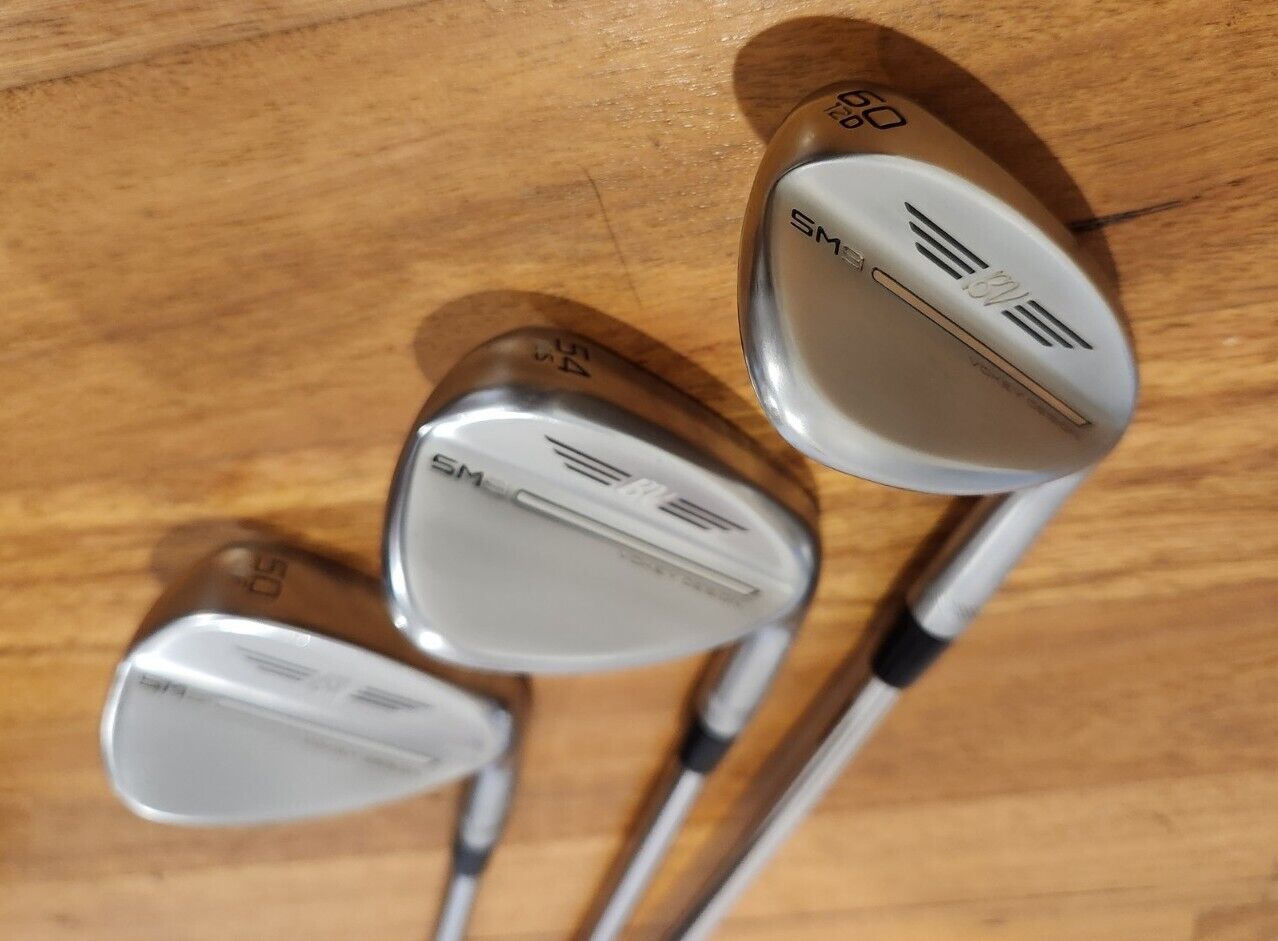 TITLEIST VOKEY SM9 WEDGE 60° 54° 50°  60.12D 54.10S 50.08F WEDGES SET