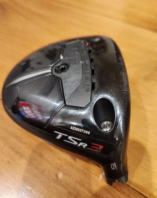 TITLEIST TSR3 15° HEAD ONLY - TOUR ISSUE 3 WOOD FAIRWAY