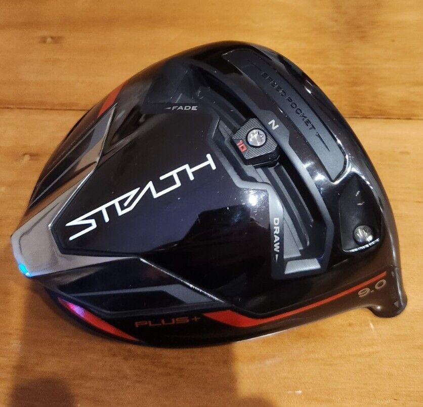 TOUR ISSUE TAYLORMADE STEALTH PLUS 9° DRIVER EXCELLENT CONDITION CARONWOOD