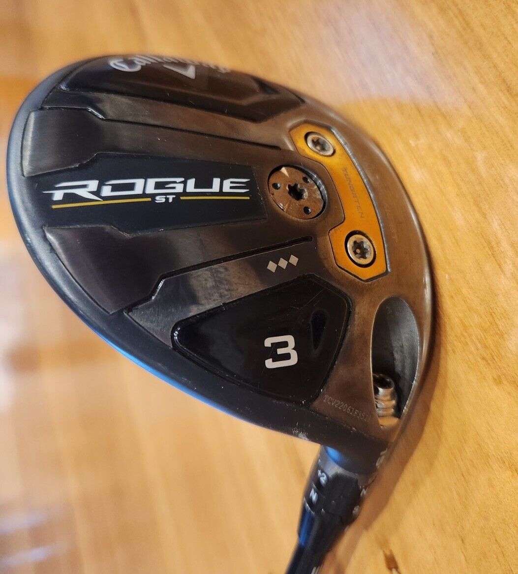 CALLAWAY ROGUE ST TRIPLE DIAMOND 3 WOOD - VENTUS BLACK 6X TOUR ISSUE VELOCORE