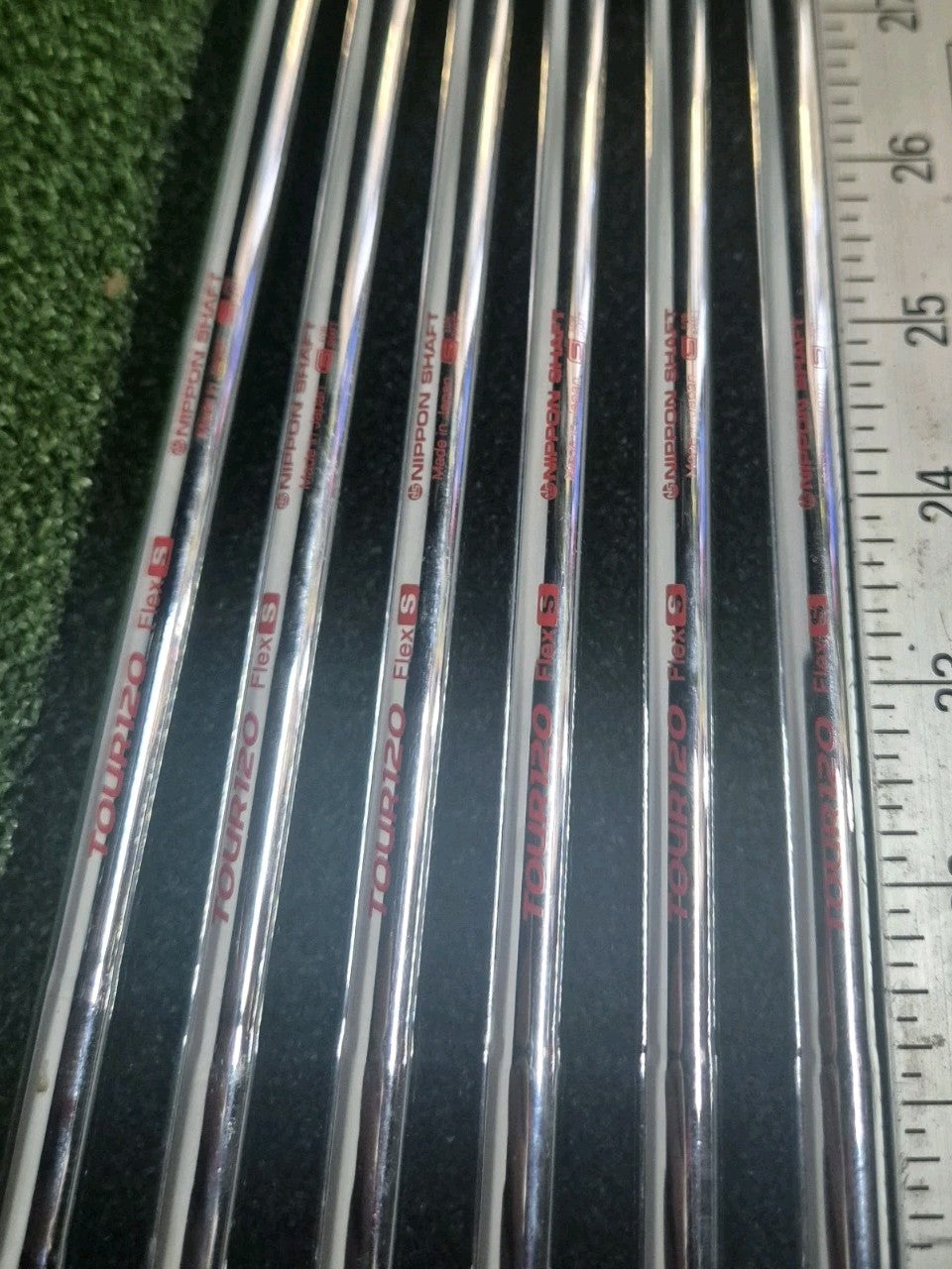 NIPPON MODUS 3 TOUR 120S IRON IRONS SHAFTS MMC GRIPS 5-PW 0.355 TAPER TIP7