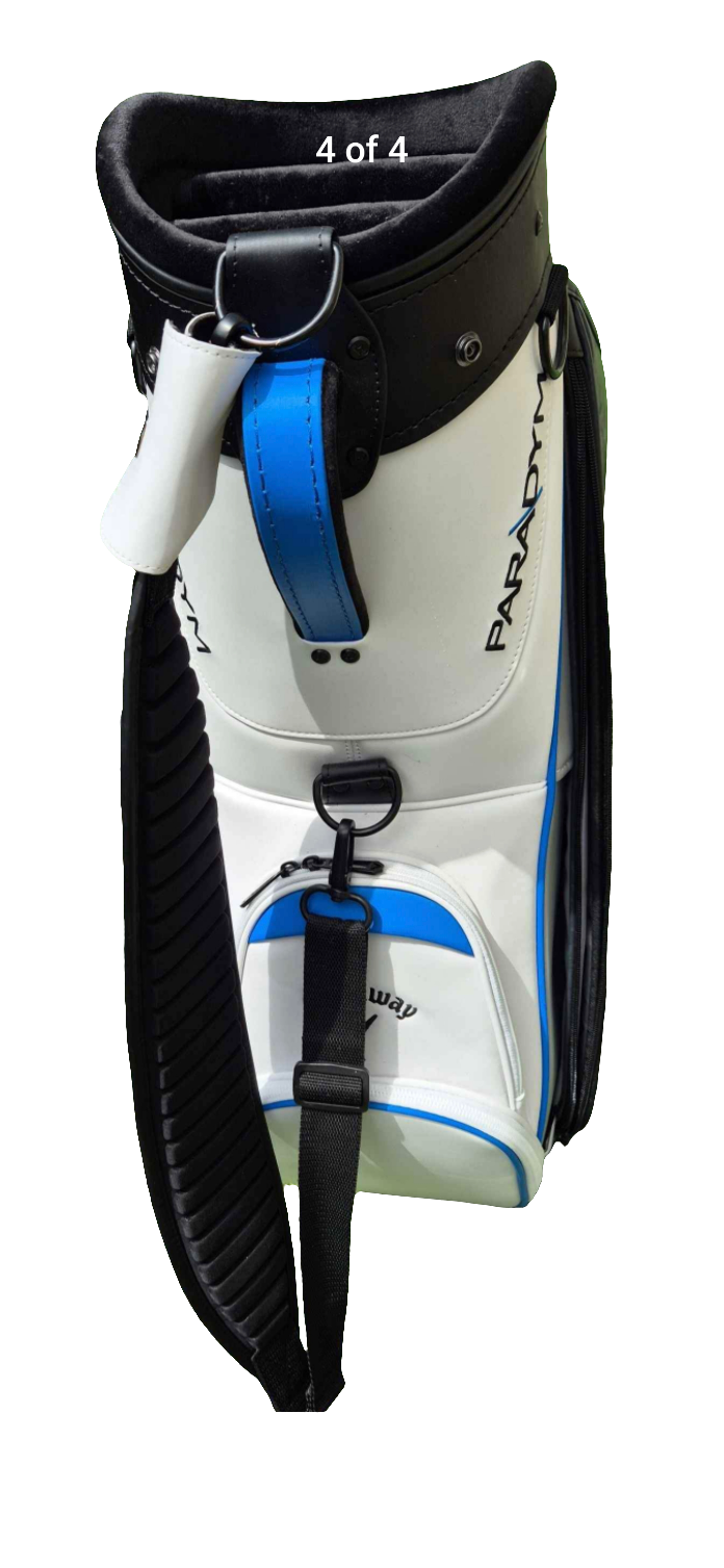 CALLAWAY PARADYM SMOKE STAFF BAG TOP GOLF