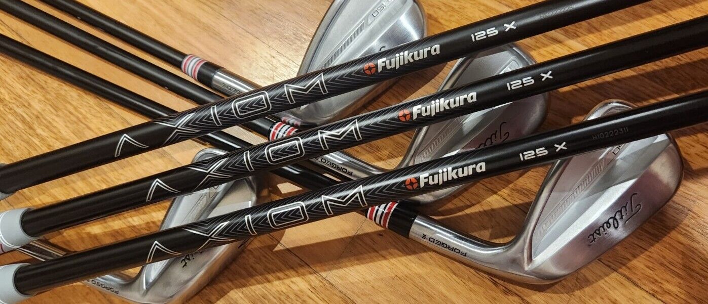 TITLEIST T150 4-PW IRONS - FUJIKURA AXIOM VELOCORE 125X SHAFTS - CUSTOM