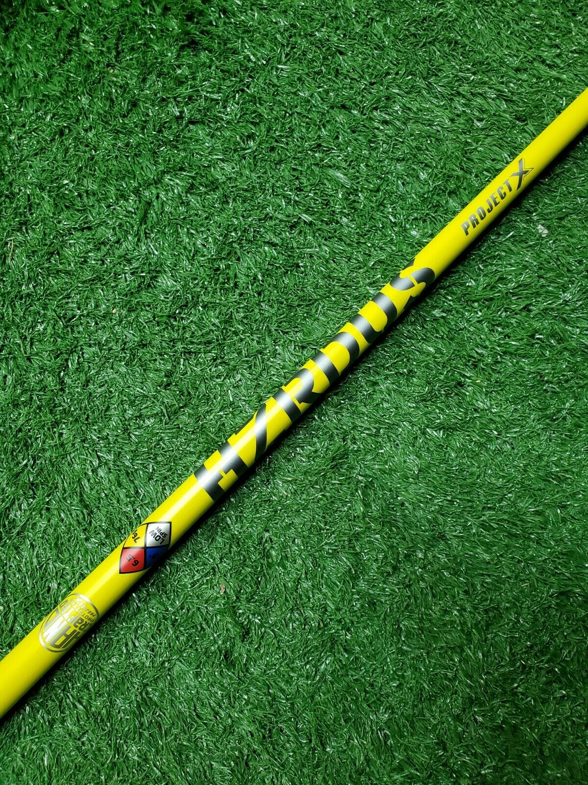 PROJECT X HZRDUS YELLOW HAND CRAFTED (6.0) 63 STIFF SHAFT - CHOICE OF ADAPTER
