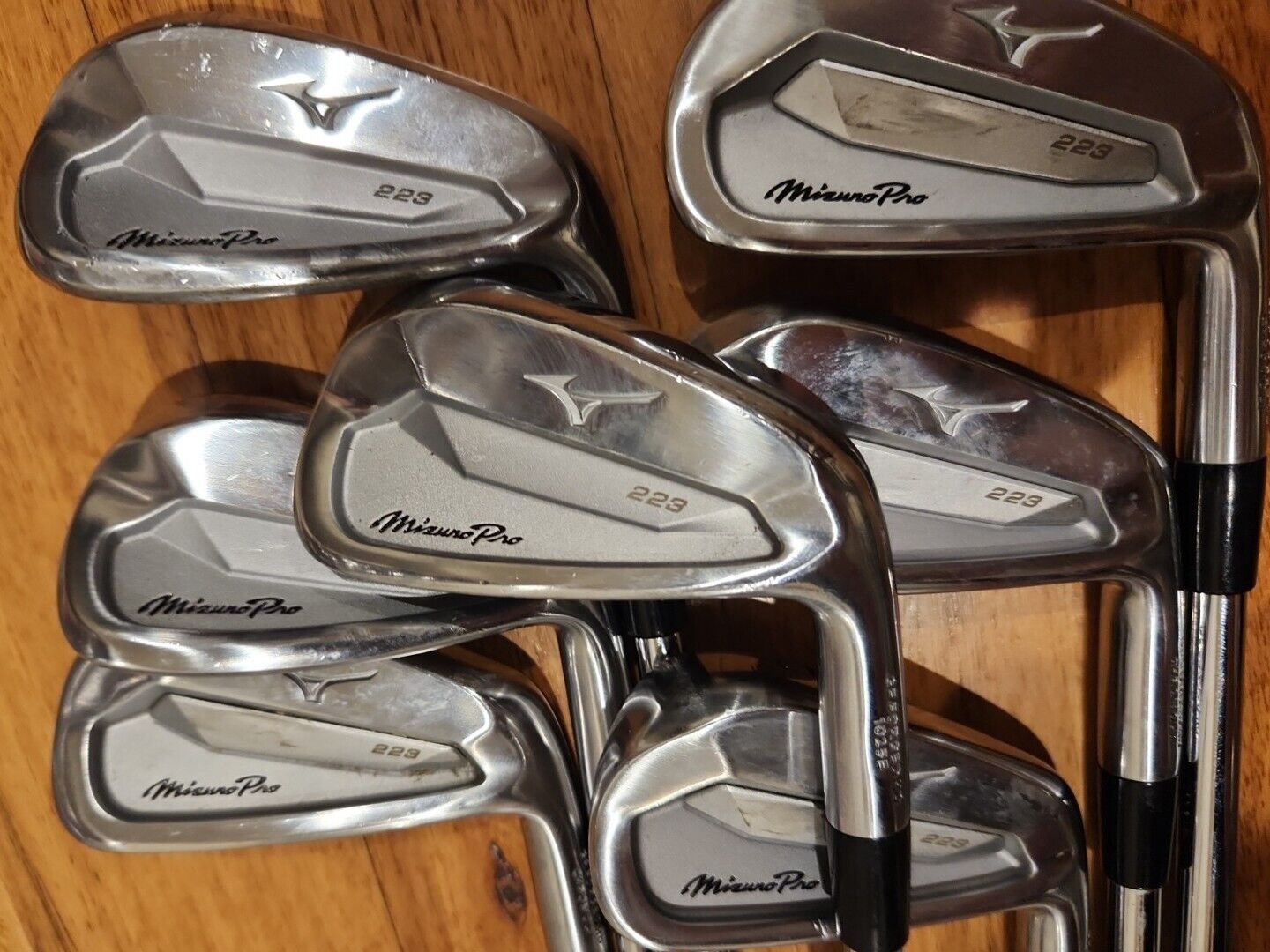 MIZUNO PRO 223 IRONS 4I-PW - CHOICE OF SHAFTS - R S X