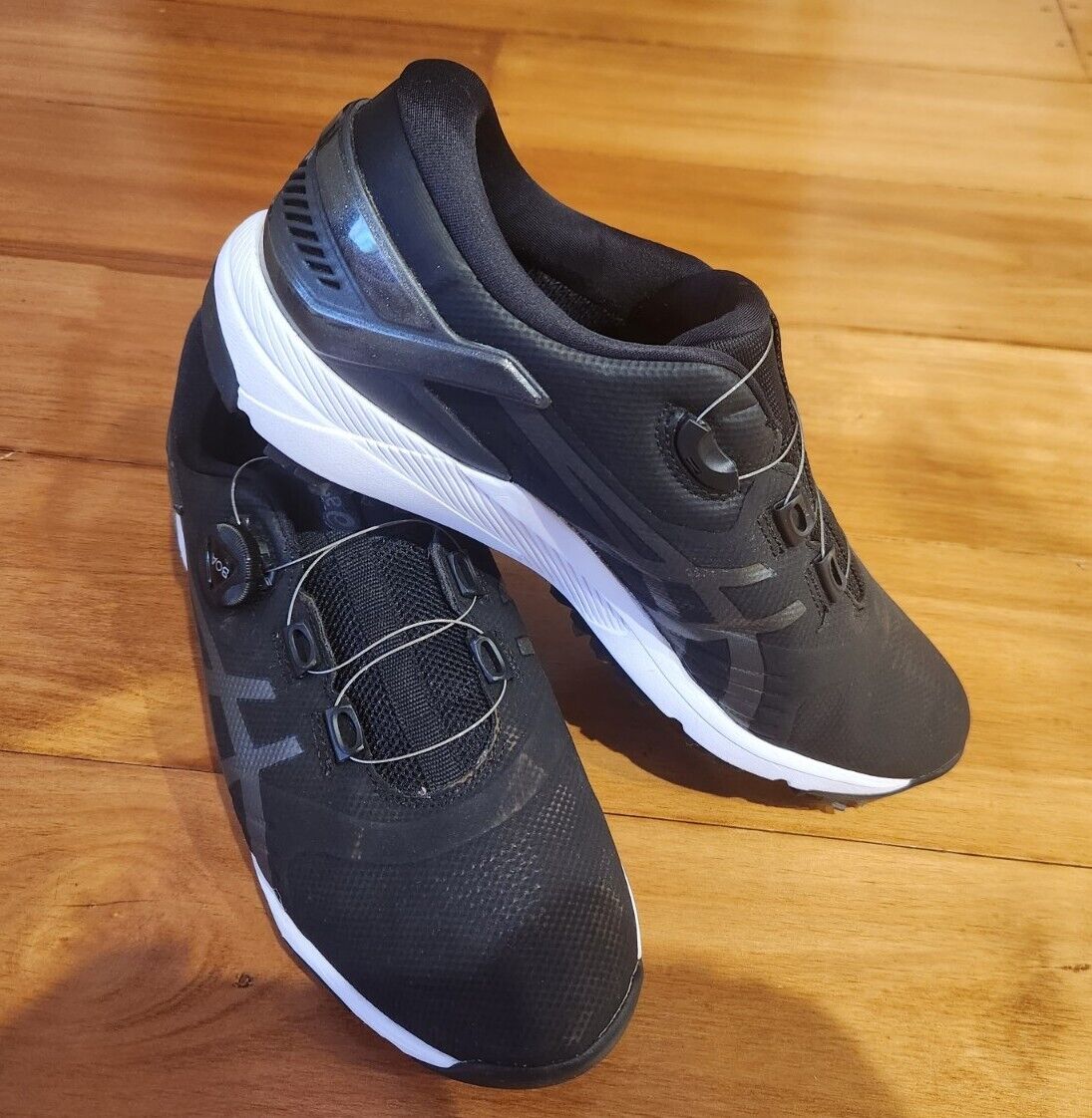 ASICS BOA Golf Shoes -  BLACK - SIZE 10 USA - EXCELLENT