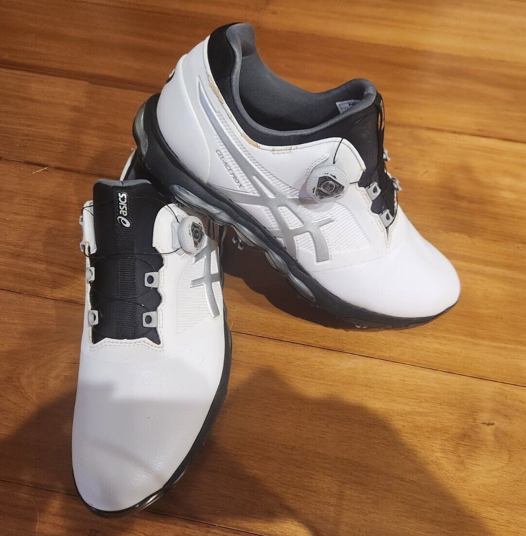 ASICS BOA GEL ACE PRO X Golf Shoes -  WHITE -  SIZE 10 USA