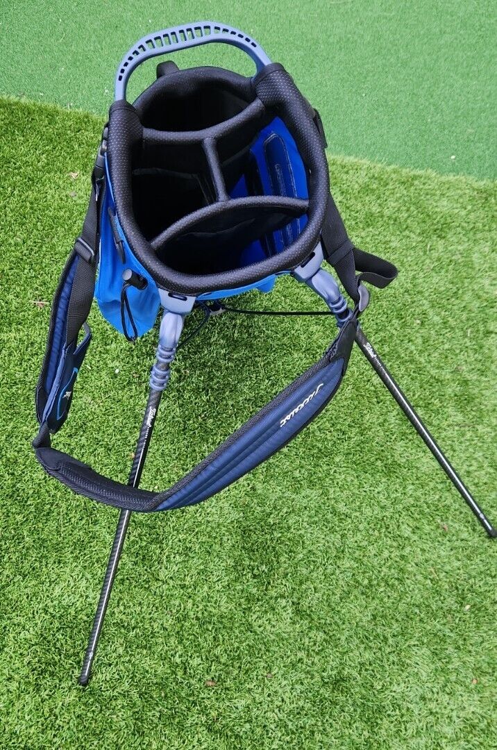 TITLEIST BLUE CARBON GOLF CARRY STAND BAG - MINT