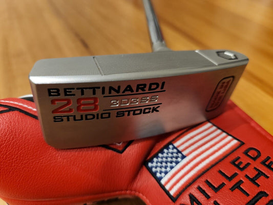 BETTINARDI 28 303SS STUDIO STOCK PUTTER - MINT CONDITION