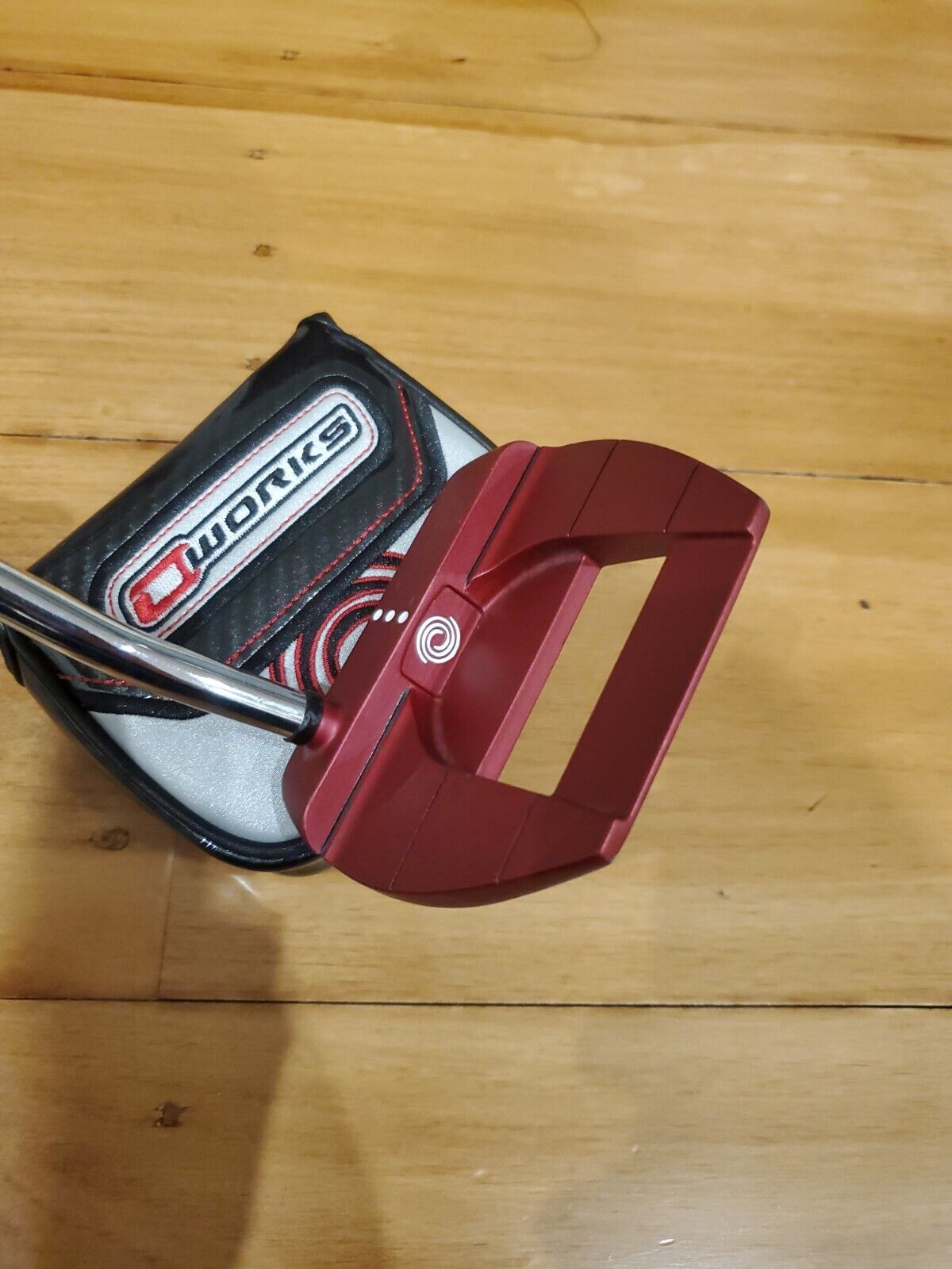 ODYSSEY O WORKS JAILBIRD MINI RED PUTTER - VERY GOOD CONDITION