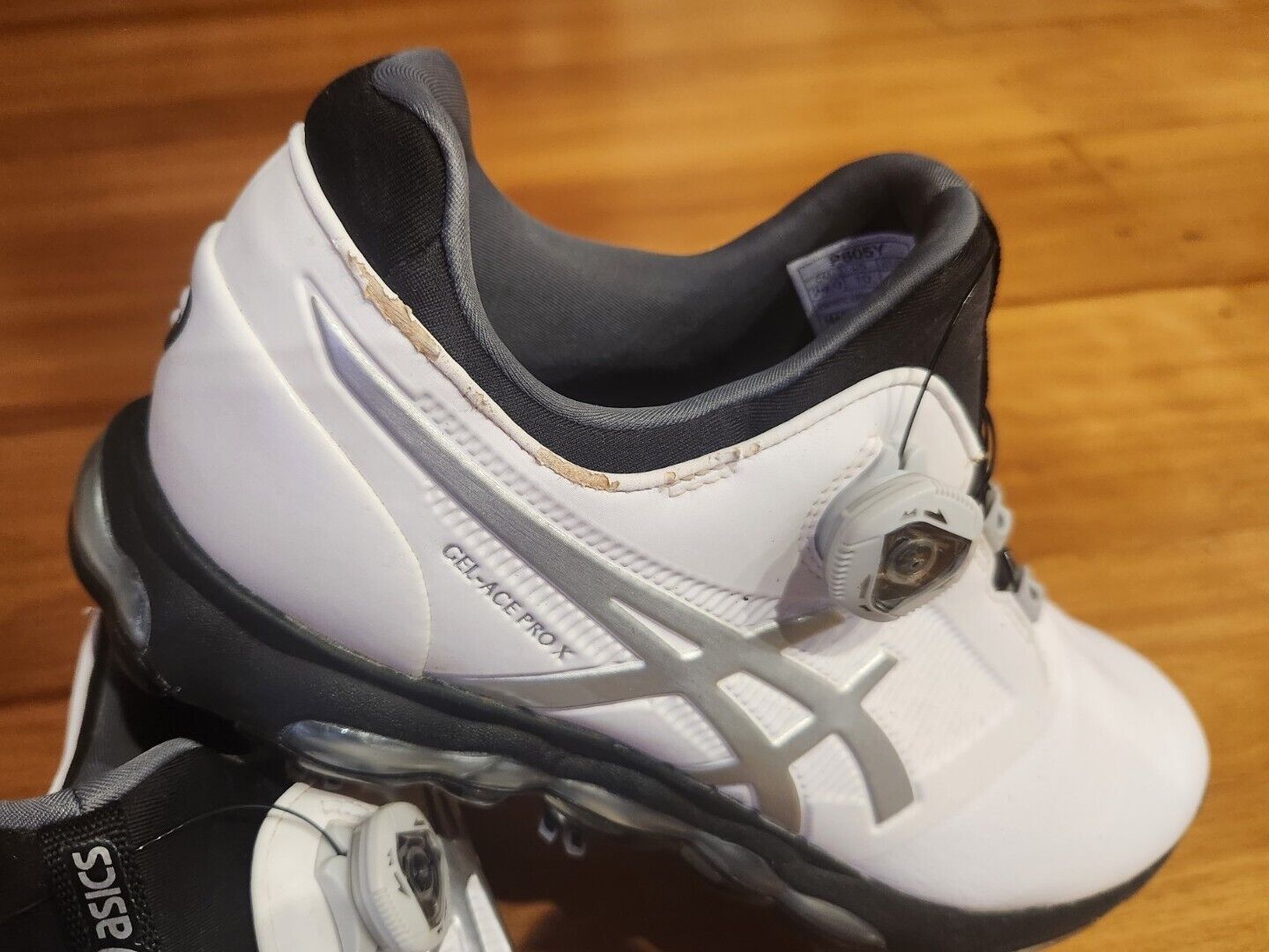 ASICS BOA GEL ACE PRO X Golf Shoes -  WHITE -  SIZE 10 USA