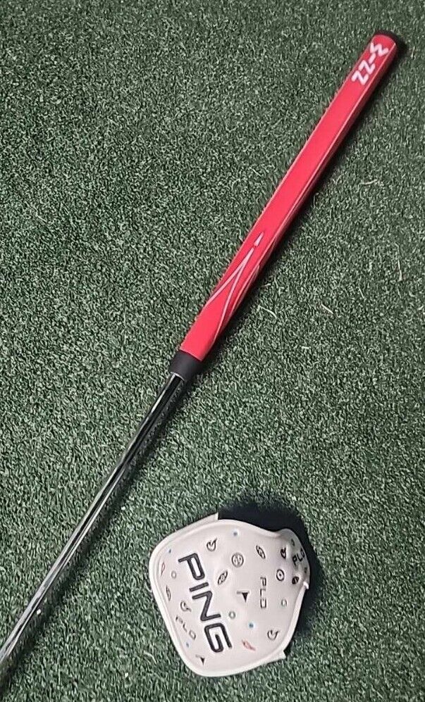 PING PLD DS72 MILLED GUNMETAL FINISH - TOUR ISSUE PLUMBERS NECK PUTTER 36"