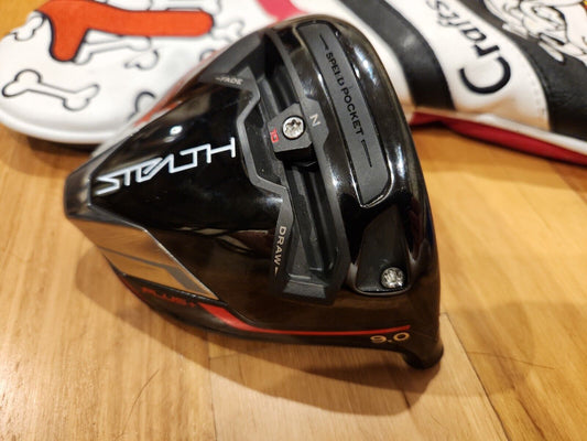 TOUR ISSUE TAYLORMADE STEALTH PLUS + 9° DRIVER EXCELLENT CONDITION CARONWOOD