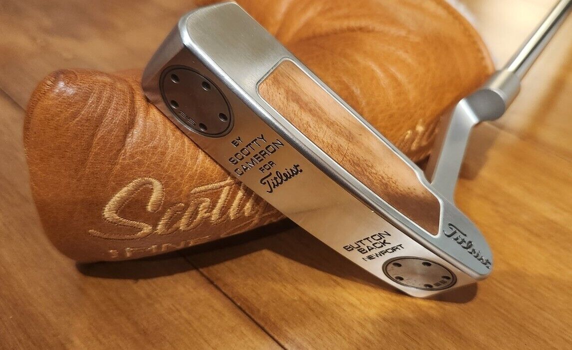 SCOTTY CAMERON NEWPORT HAND CRAFTED MILLED Titleist PUTTER - BUTTON BACK