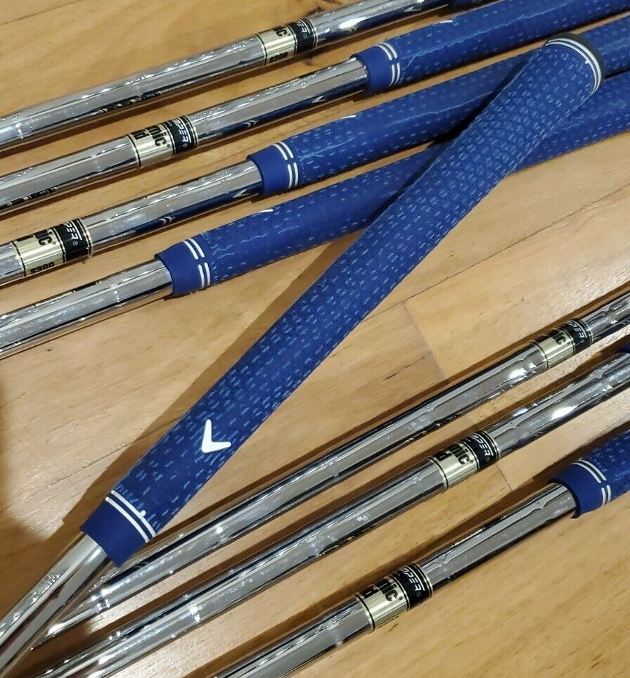 CALLAWAY COMBO X FORGED AND APEX MB IRONS - 3I-PW - DYNAMIC GOLD S300 STIFF