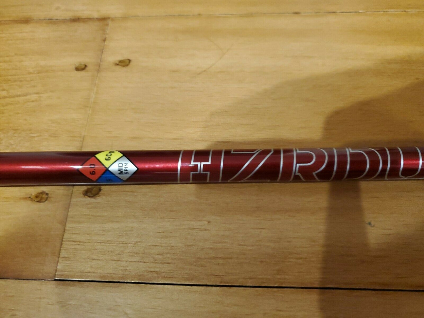 NEW HZRDUS RDX SMOKE RED 6.0 60 Stiff Golf Shaft - CHOICE OF ADAPTER