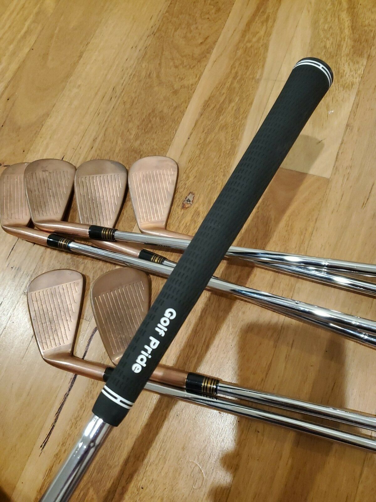 LIMTIED EDITION COPPER MIZUNO MP20 IRONS 4I-PW - Dynamic Gold Tour Issue S400