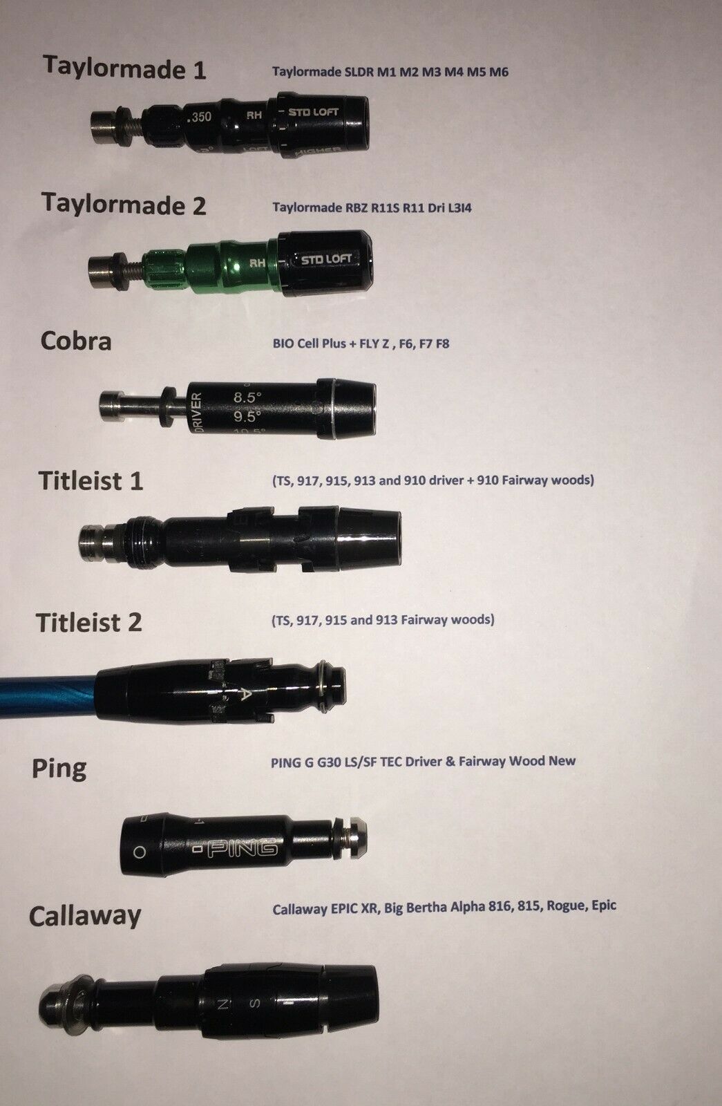MITSUBISHI CHEMICAL DIAMANA TB 60 X TOUR SHAFT - CHOICE OF ADAPTER AVAILABLE