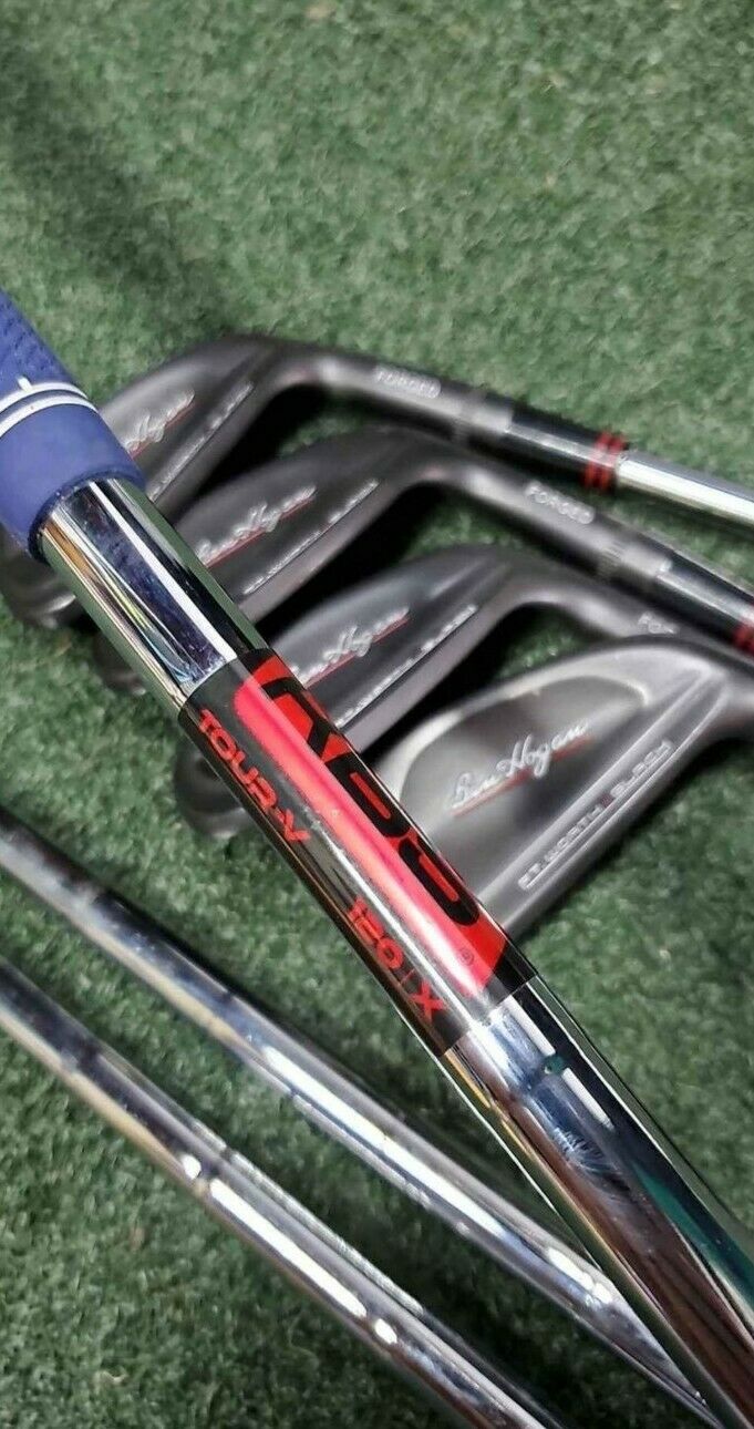 BEN HOGAN FT WORTH BLACK BLADE EXCELLENT CONDITION 4I-PW KBS TOUR V 120X Shafts