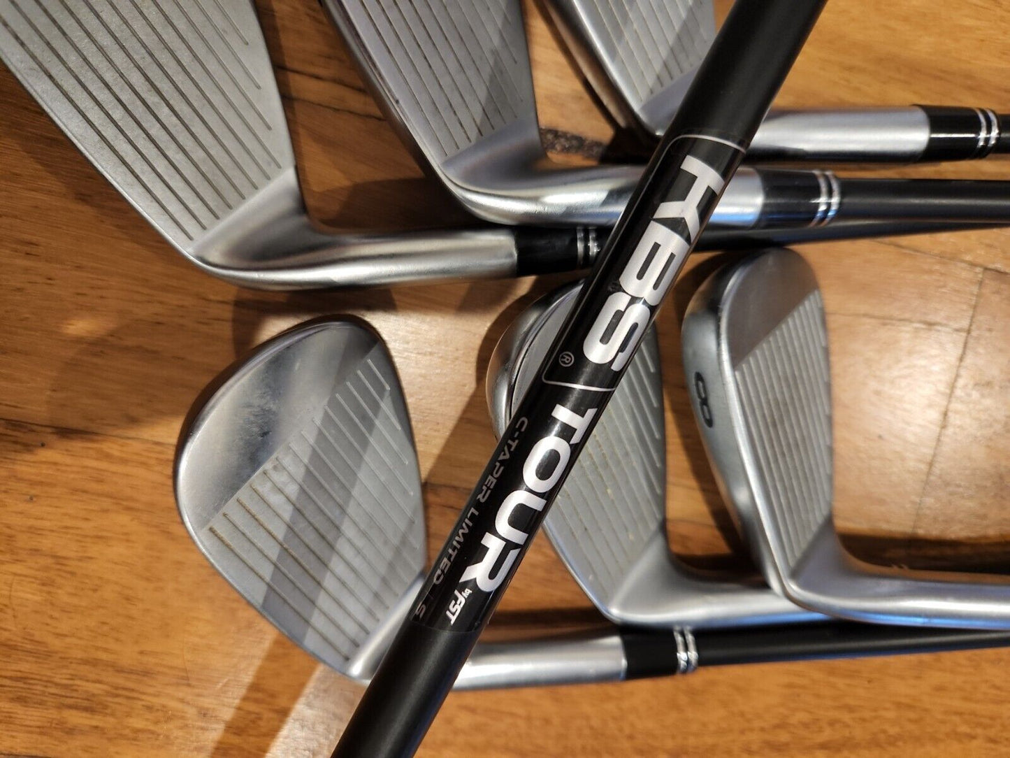 CALLAWAY APEX TCB  FORGED IRONS - 4I-PW - KBS C-TAPER TOUR BLACK STIFF