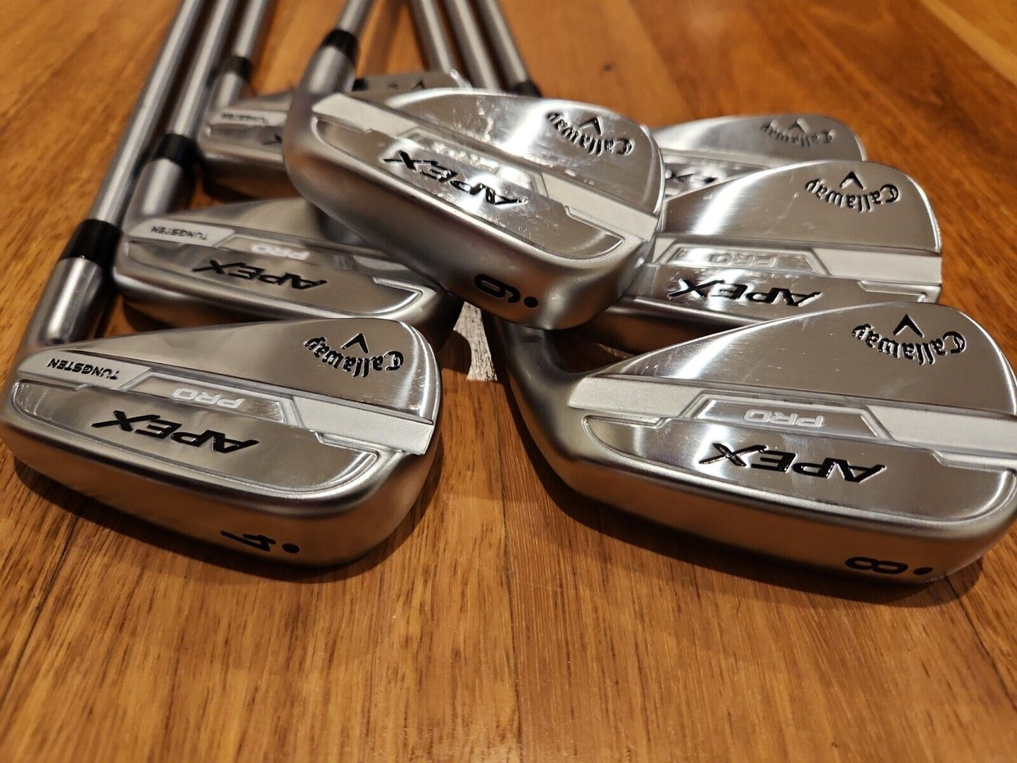 CALLAWAY APEX PRO  FORGED IRONS - 4I-PW - KBS C-Taper Lite 110 Stiff