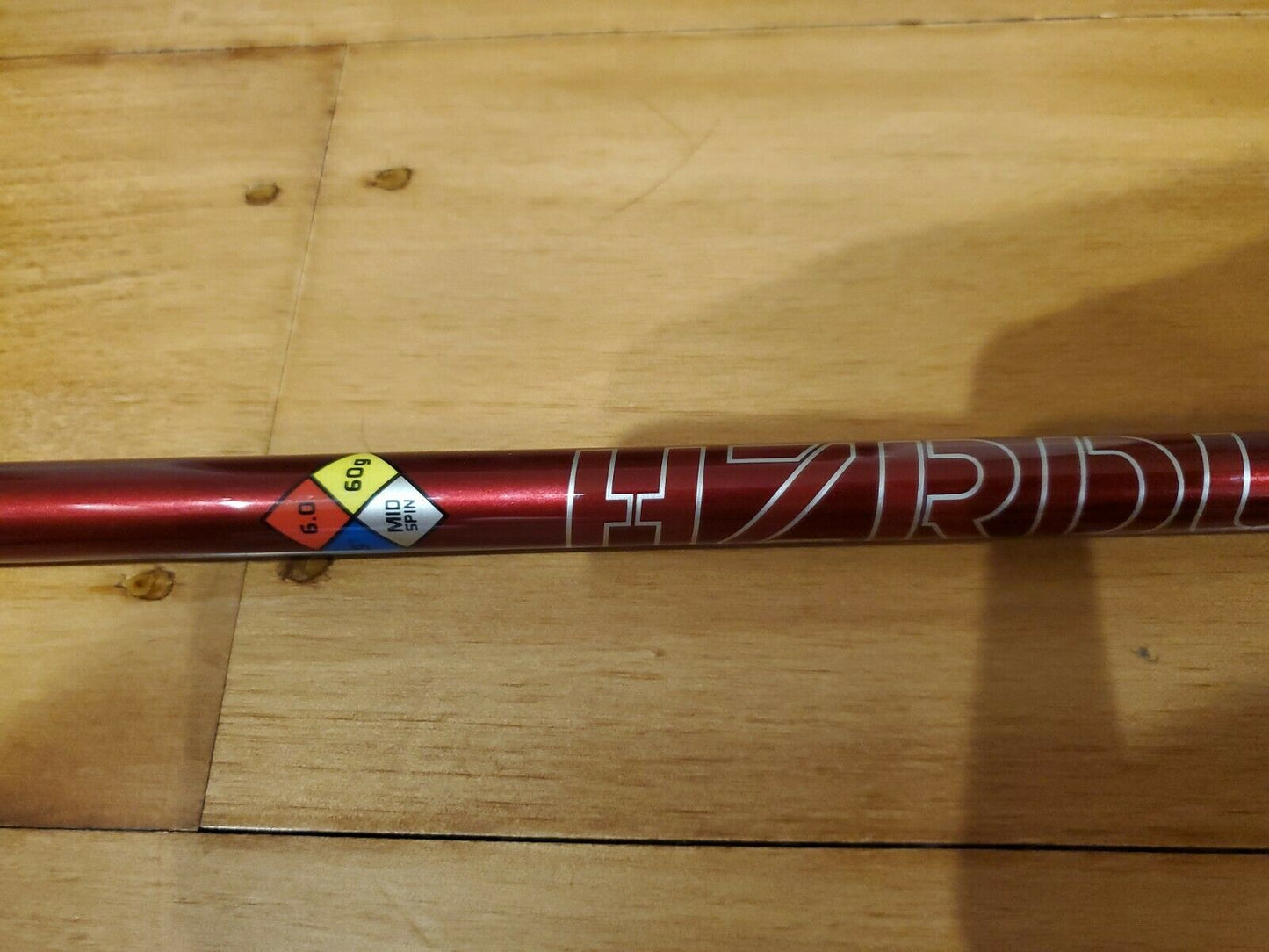 NEW HZRDUS RDX SMOKE RED 6.0 60 Stiff Golf Shaft - CHOICE OF ADAPTER