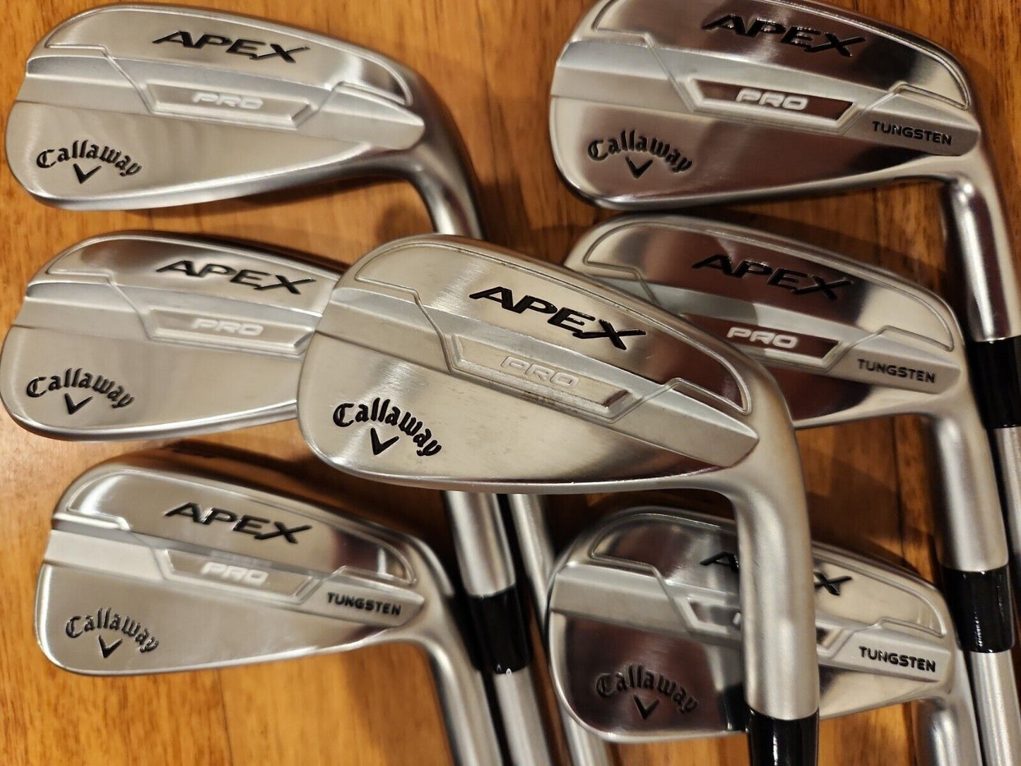 CALLAWAY APEX PRO  FORGED IRONS - 4I-PW - KBS C-Taper Lite 110 Stiff