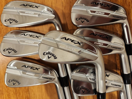 CALLAWAY APEX PRO  FORGED IRONS - 4I-PW - KBS C-Taper Lite 110 Stiff