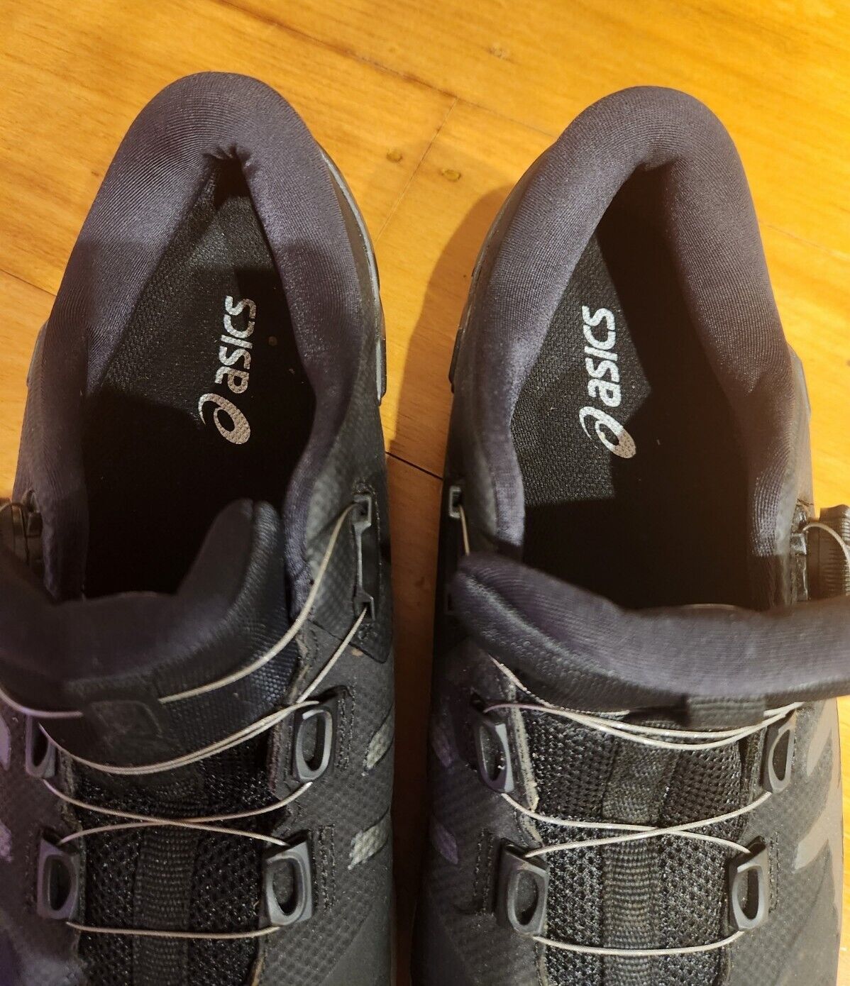 ASICS BOA Golf Shoes -  BLACK - SIZE 10 USA - EXCELLENT