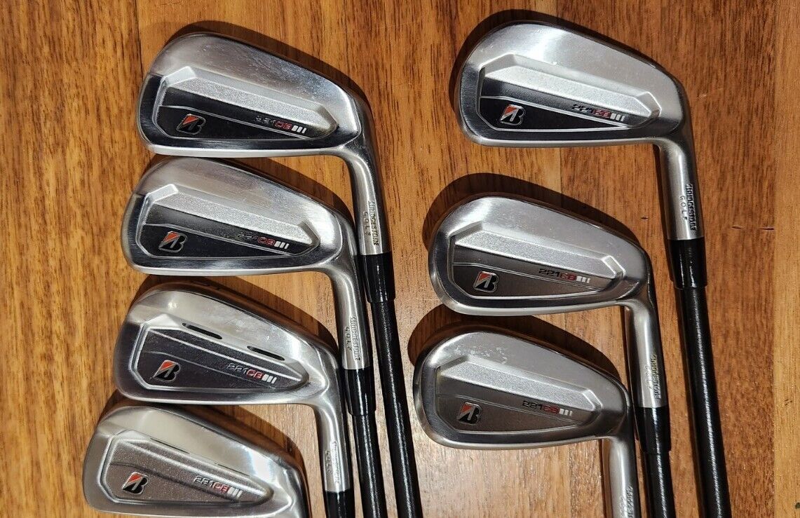 BRIDGESTONE 221 CB IRONS 4PW LA GOLF GRAPHITE SHAFTS The