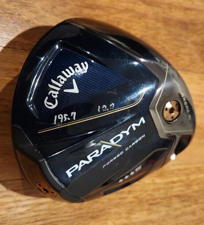 TOUR ISSUE RARE CALLAWAY PARADYM 9.0+ TRIPPLE DIAMOND S ACTUAL LOFT 10.O°