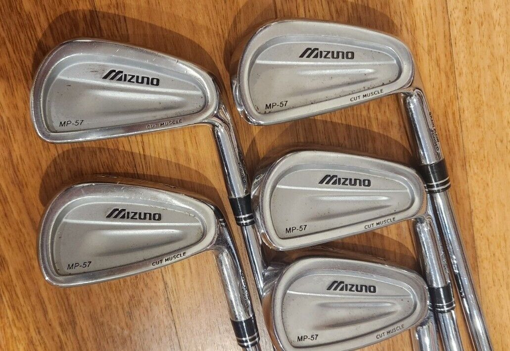 MIZUNO MP-57 IRONS FORGED BLADES  5-9 - NIPPON NS PRO ZELOS 8 REGULAR