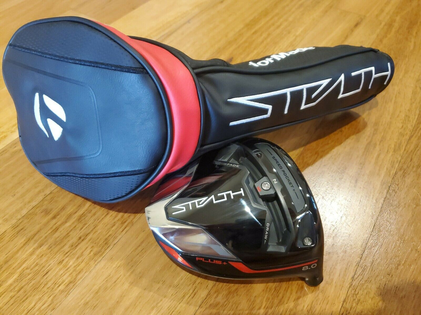 TAYLORMADE STEALTH PLUS + 8° DRIVER EXCELLENT CONDITION CARONWOOD TWIST FACE