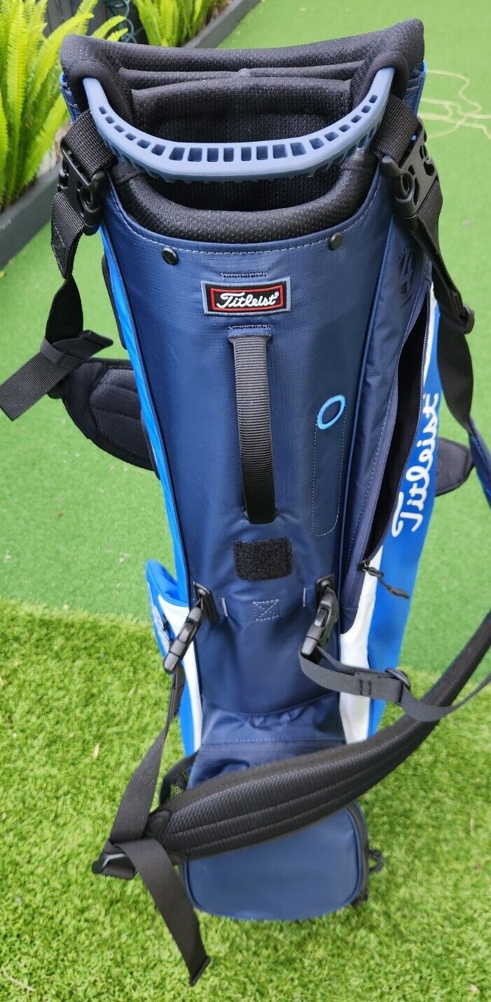 TITLEIST BLUE CARBON GOLF CARRY STAND BAG - MINT