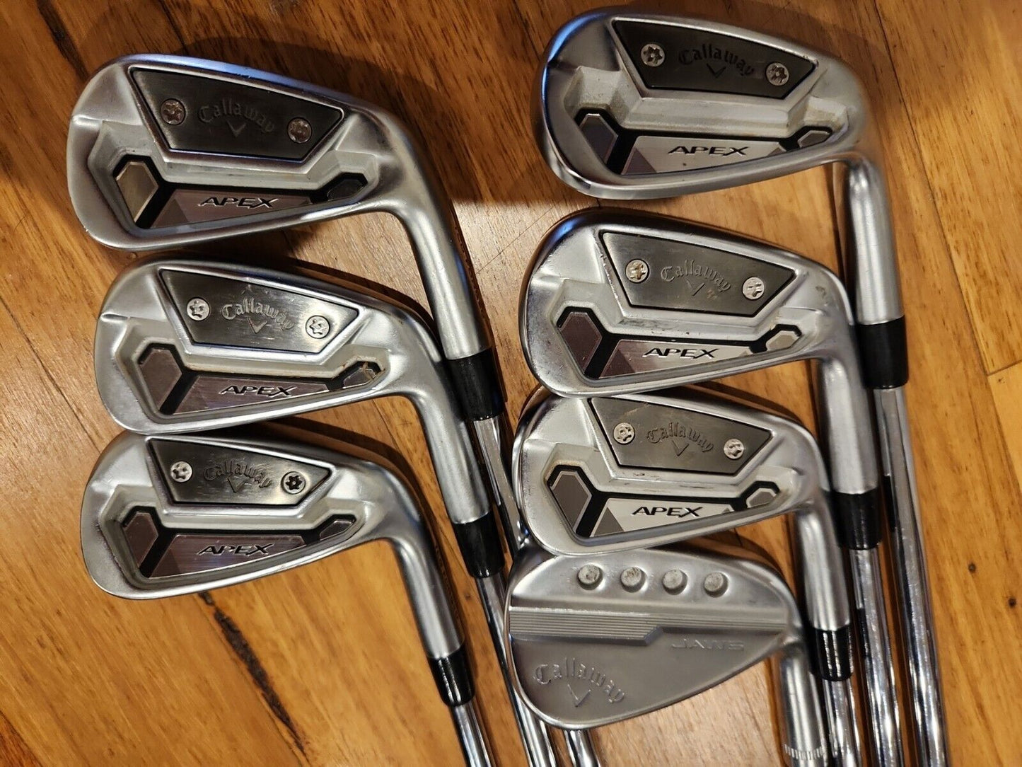 CALLAWAY APEX TCB  FORGED IRONS - 4I-PW - PROJECT X 6.5 - MD5 Jaws PW