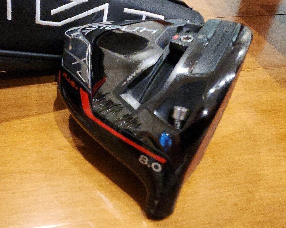 TOUR ISSUE TAYLORMADE STEALTH PLUS + 8° DRIVER VERY GOOD CONDITION CARONWOOD