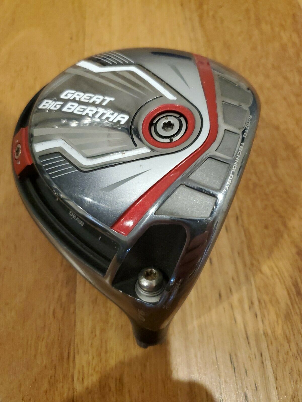 CALLAWAY GREAT BIG BERTHA TOUR HEAD TC SERIAL 9.0° - DRIVER HEAD - MINT (155)