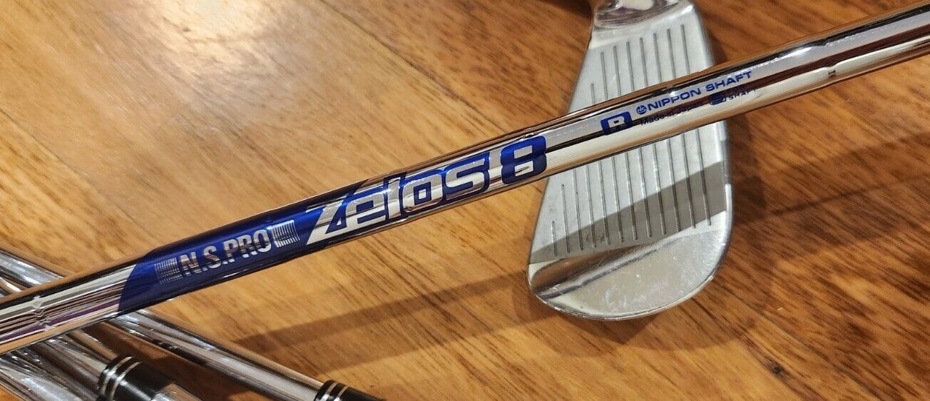 MIZUNO MP-57 IRONS FORGED BLADES  5-9 - NIPPON NS PRO ZELOS 8 REGULAR