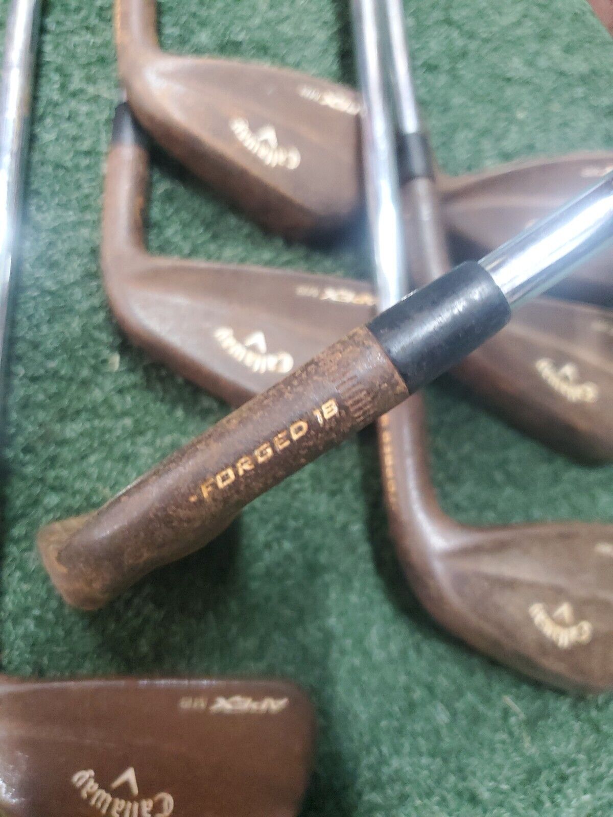 CALLAWAY APEX RAW MB FORGED IRONS - 4i-PW - PROJECT X LZ 6.0 STIFF